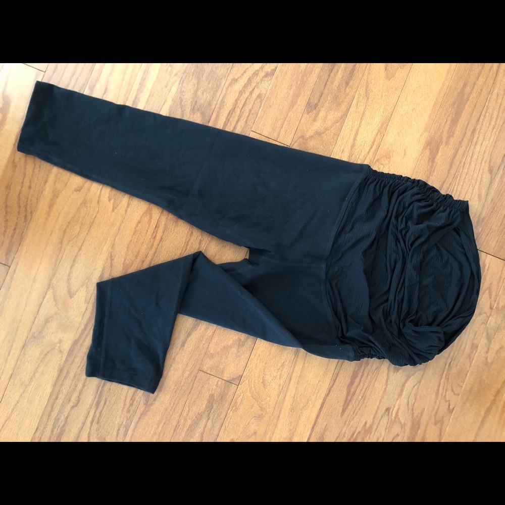 Maternity workout cropped-length leggings